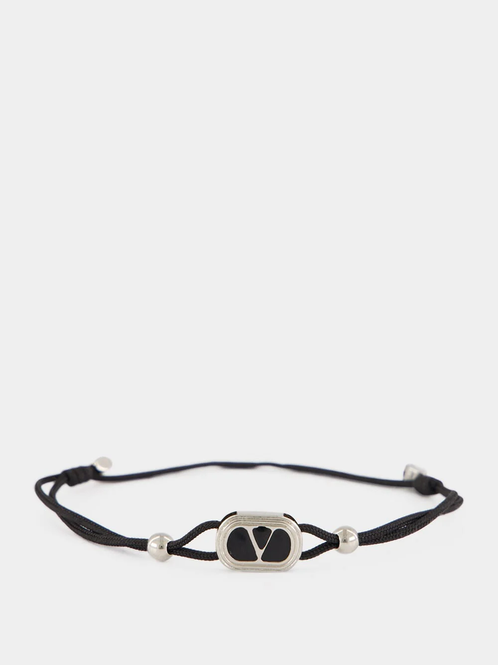 Black and Silver Ovalette Bracelet - Image 2