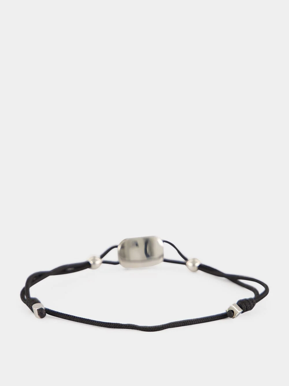 Black and Silver Ovalette Bracelet - Image 3