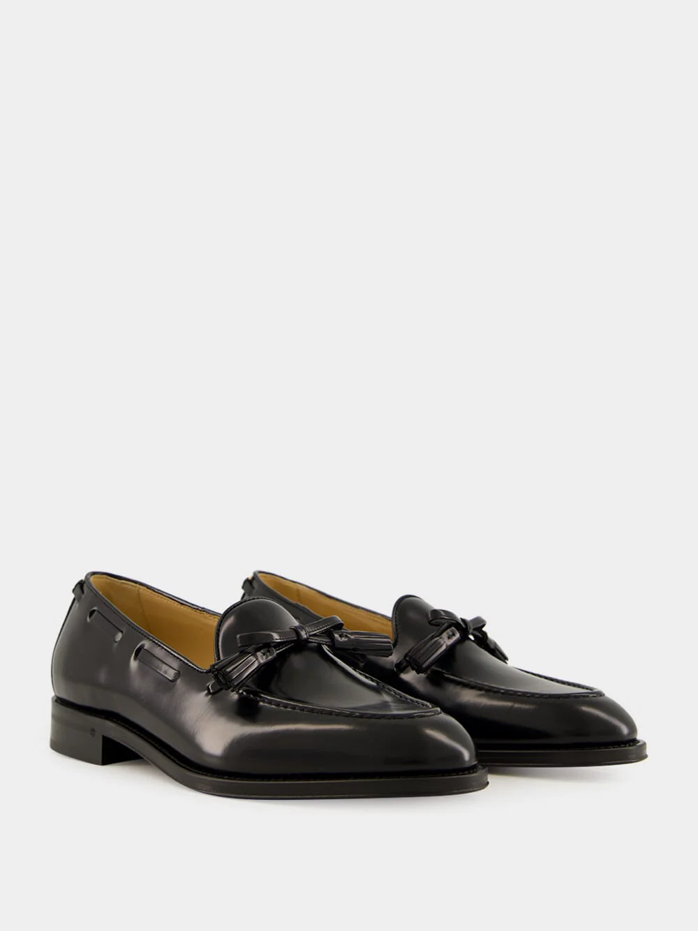 Black Bowshire Calfskin Loafers - Image 4