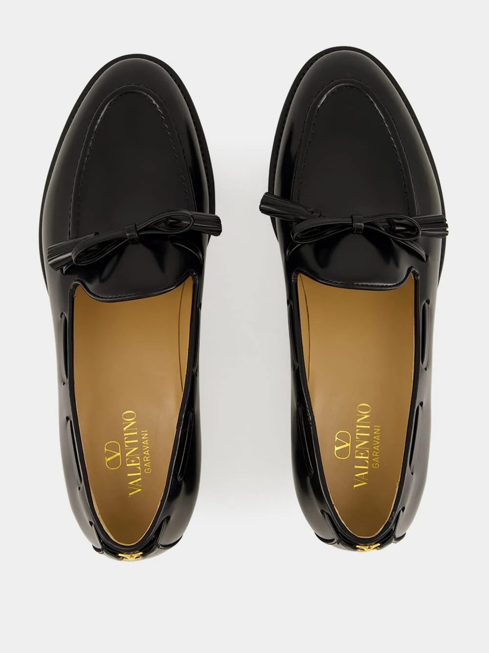 Black Bowshire Calfskin Loafers - Image 5