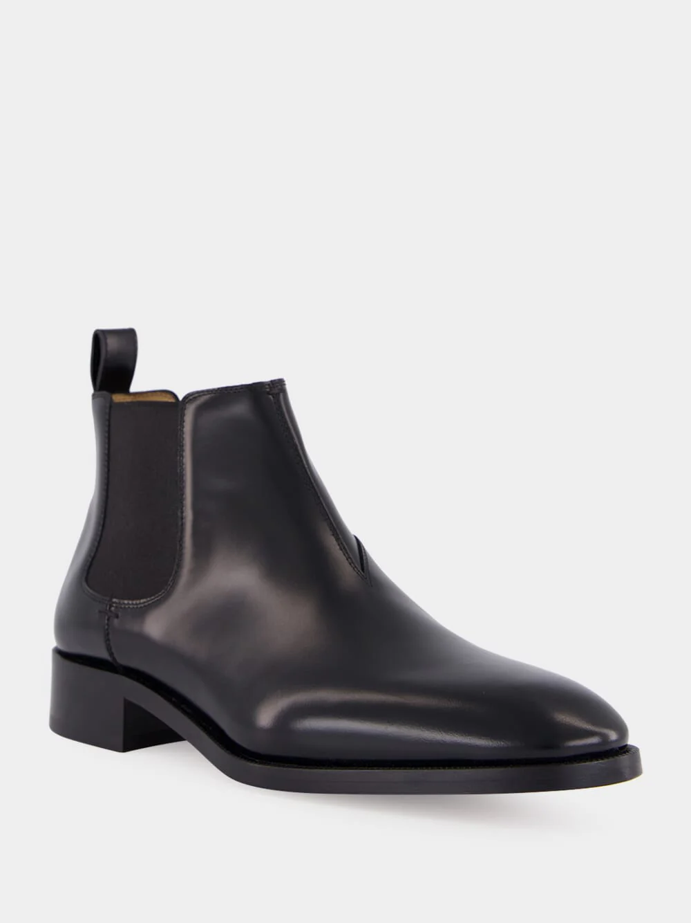 Black Calfskin Chelsea Ankle Boots - Image 2