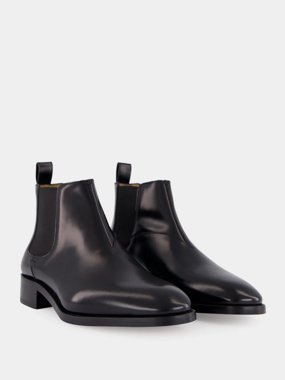 Black Calfskin Chelsea Ankle Boots - Image 3
