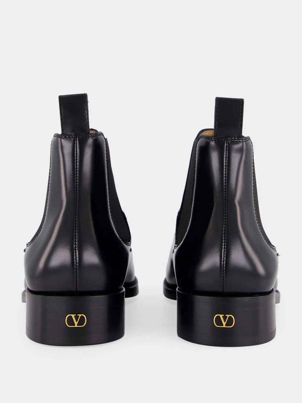 Black Calfskin Chelsea Ankle Boots - Image 5