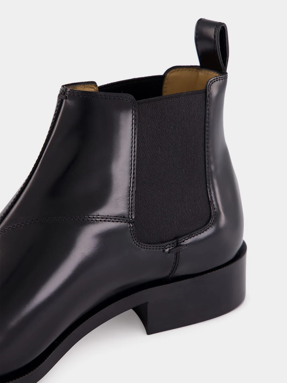 Black Calfskin Chelsea Ankle Boots - Image 7