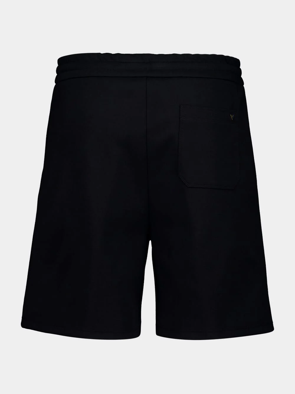 Black Cotton Casual Shorts - Image 2