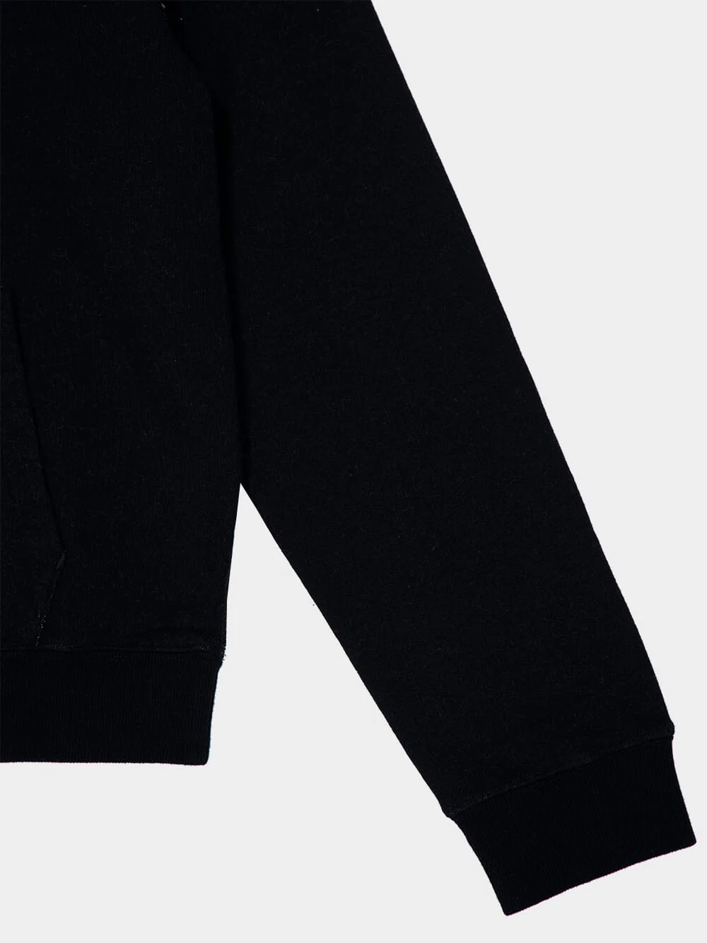 Black Cotton Sweatshirts with Chez Valentino Print - Image 4