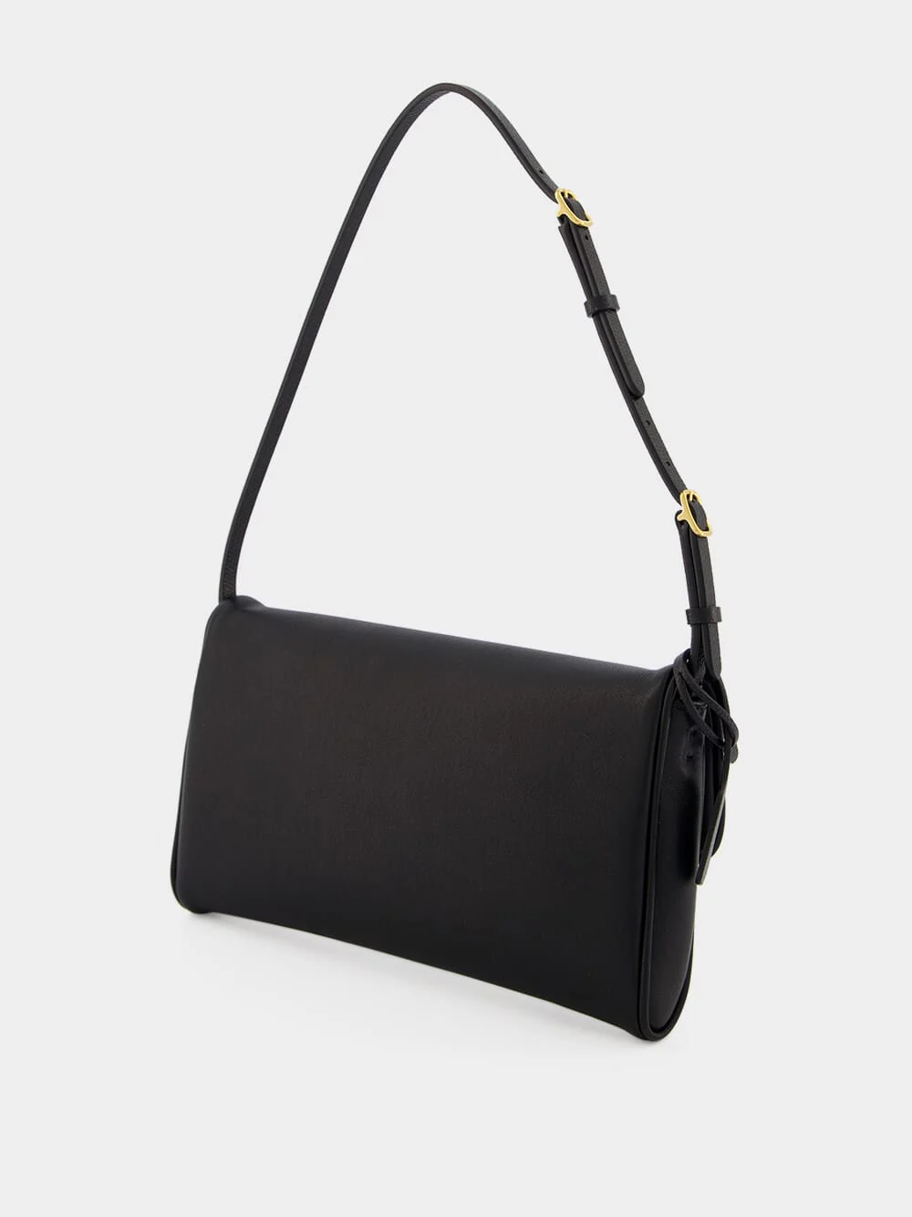 Black DeVain Small Nappa Shoulder Bag - Image 6