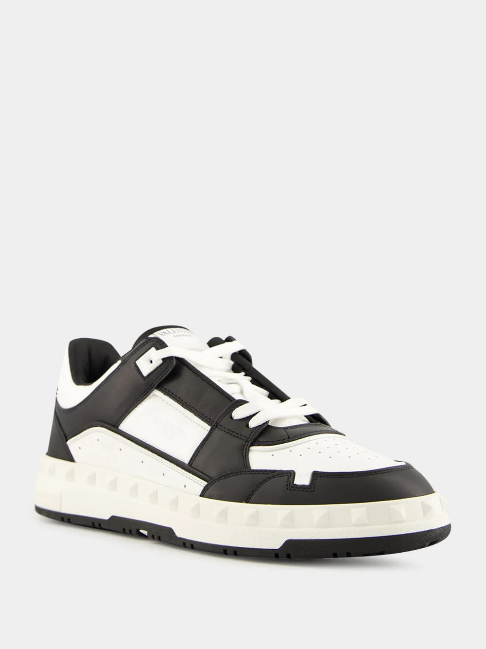 Black Freedots Calfskin Low-Top Sneaker - Image 2