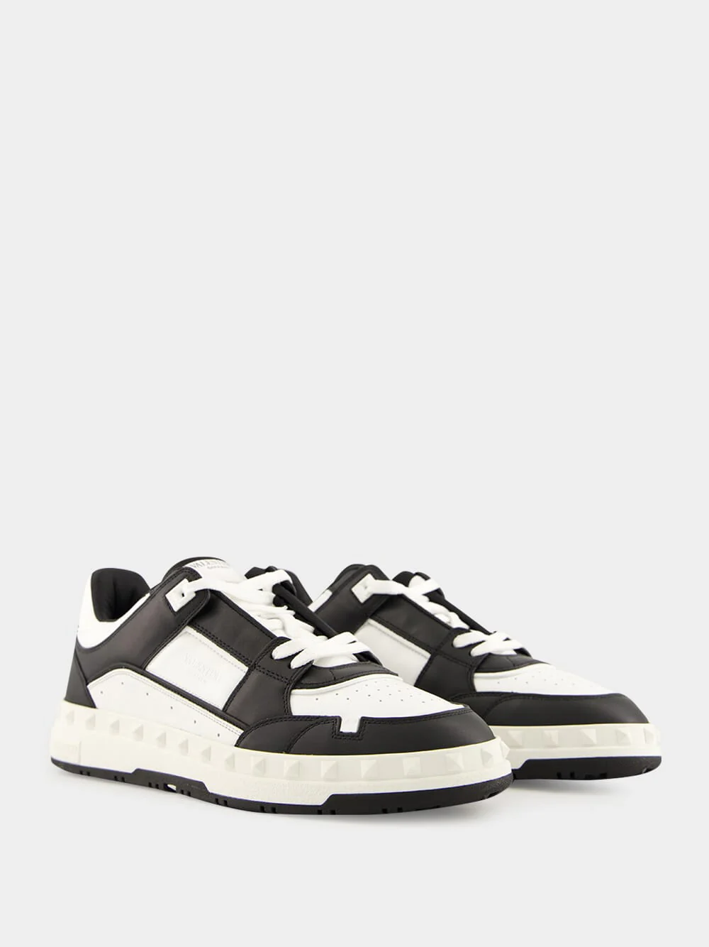 Black Freedots Calfskin Low-Top Sneaker - Image 3