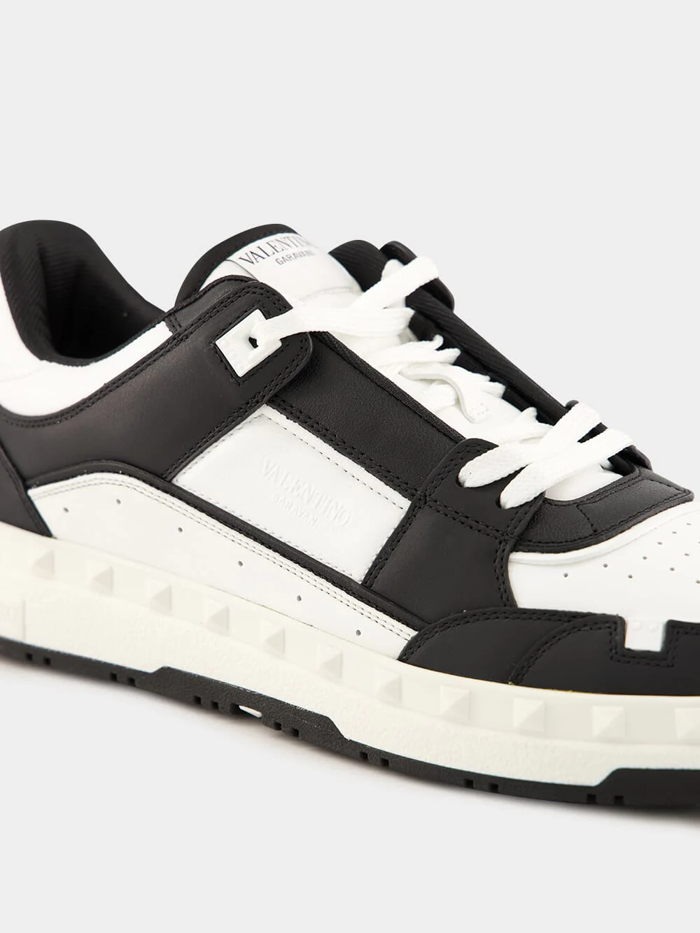 Black Freedots Calfskin Low-Top Sneaker - Image 6