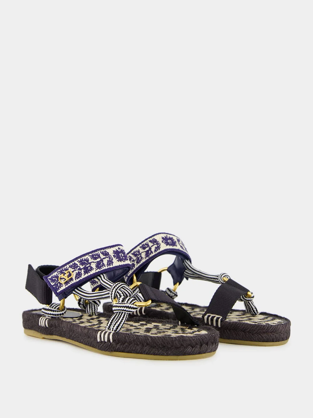 Black Lake Powell Sandal with Grape Embroidery - Image 12