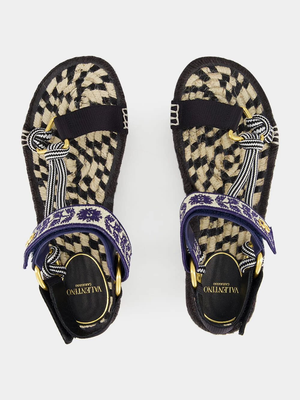 Black Lake Powell Sandal with Grape Embroidery - Image 13