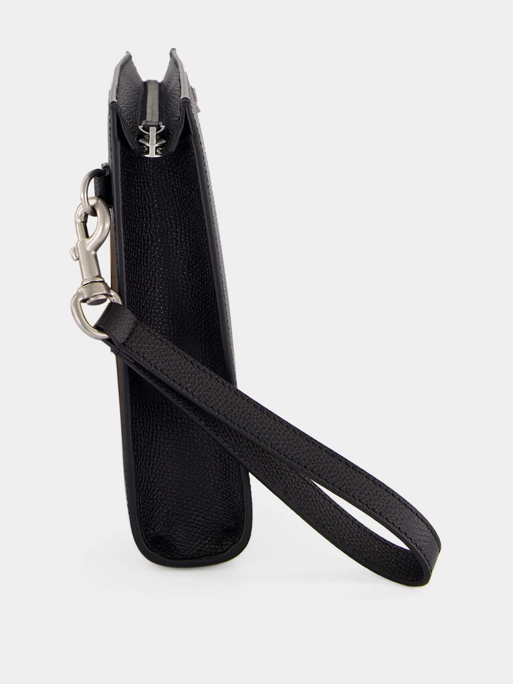 Black Leather Valentino Garavani Pouch - Image 3