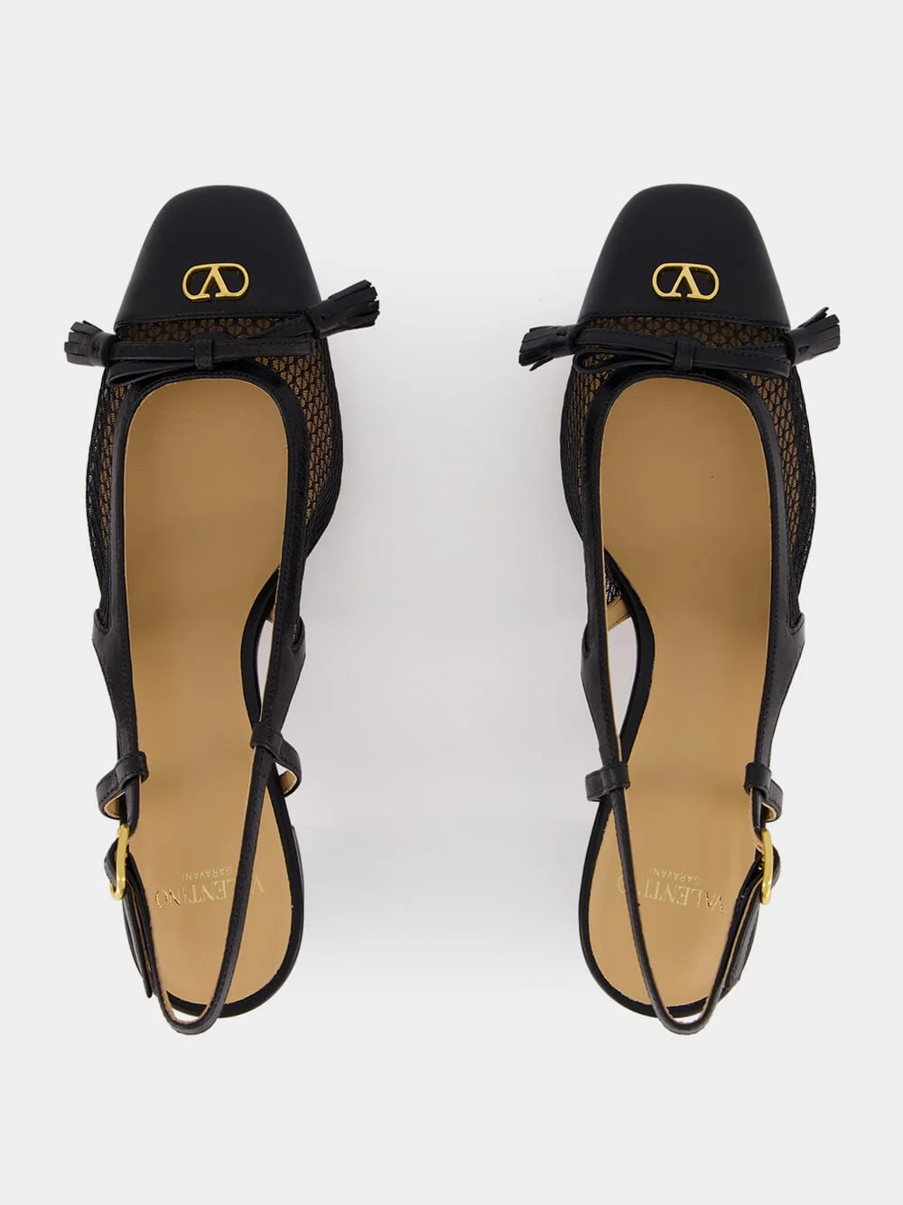 Black Valet Du Roi Slingback Pumps - Image 5