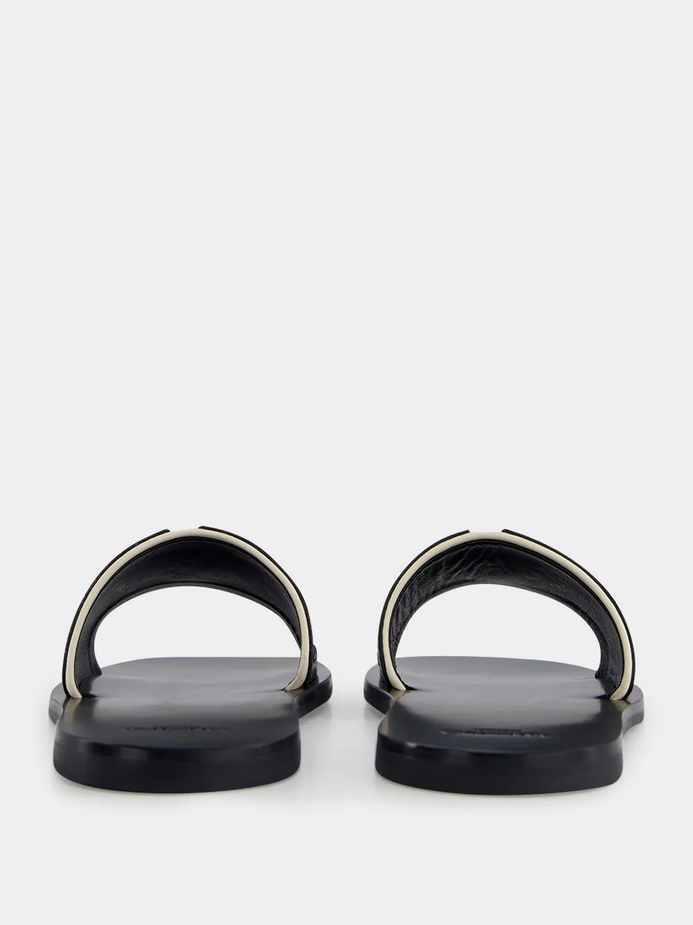 Black VG Viva Superstar Leather Slides - Image 5
