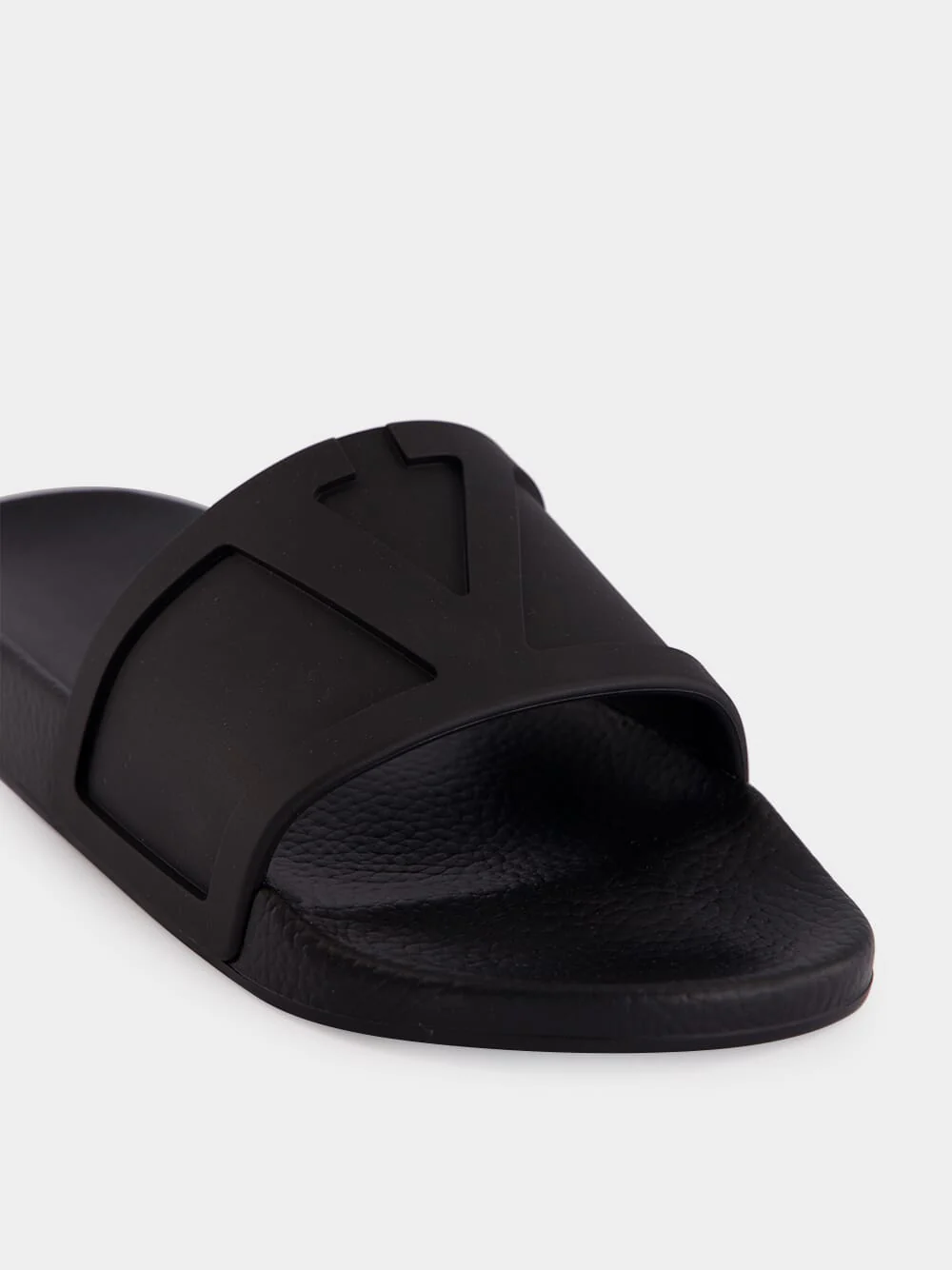 Black VLogo Pool Slides - Image 6