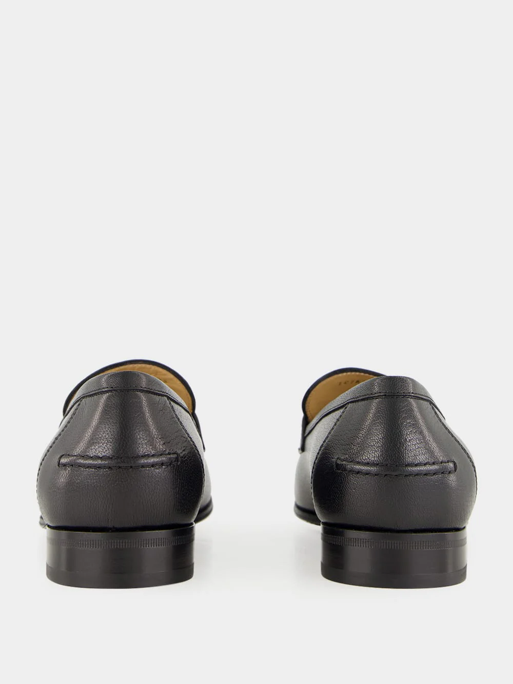 Black VLogo Signature Kidskin Loafers - Image 6