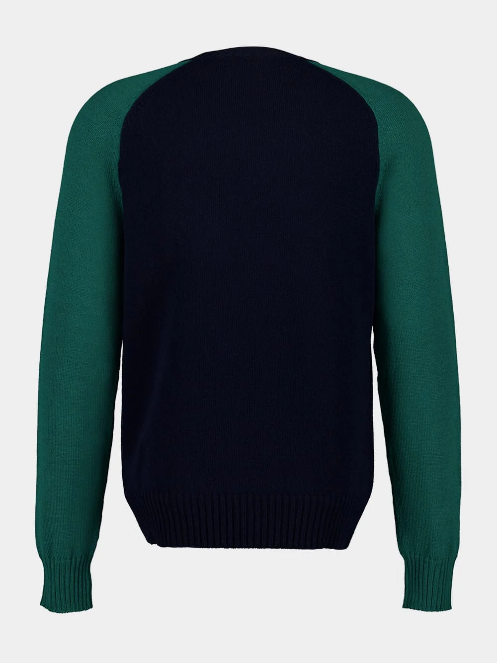 Blue and Green Wool Jumper with Chez Valentino - Image 4