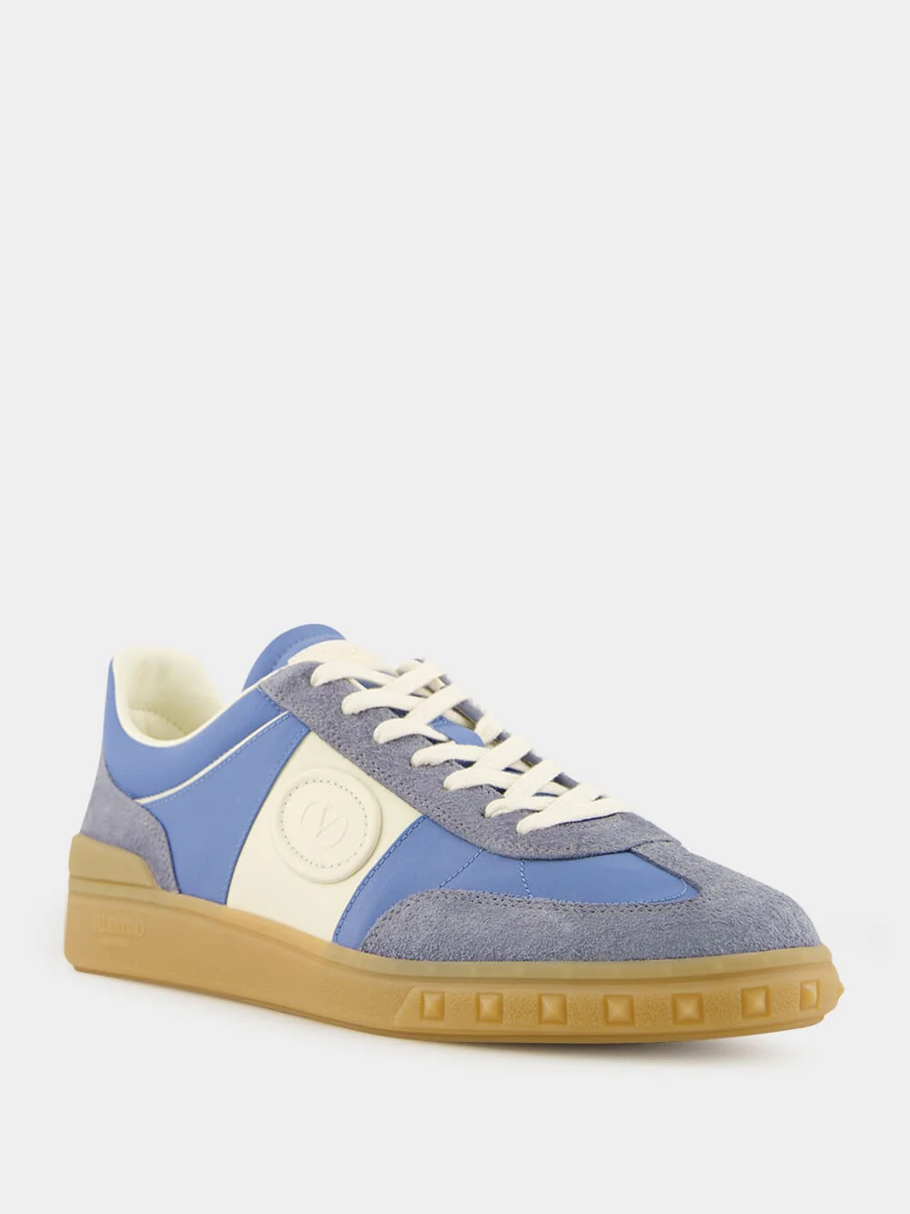 Blue and Ivory Upvillage Low-Top Sneaker - Image 2