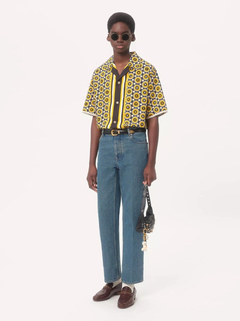 Blue Regular Fit Denim Trousers - Image 2
