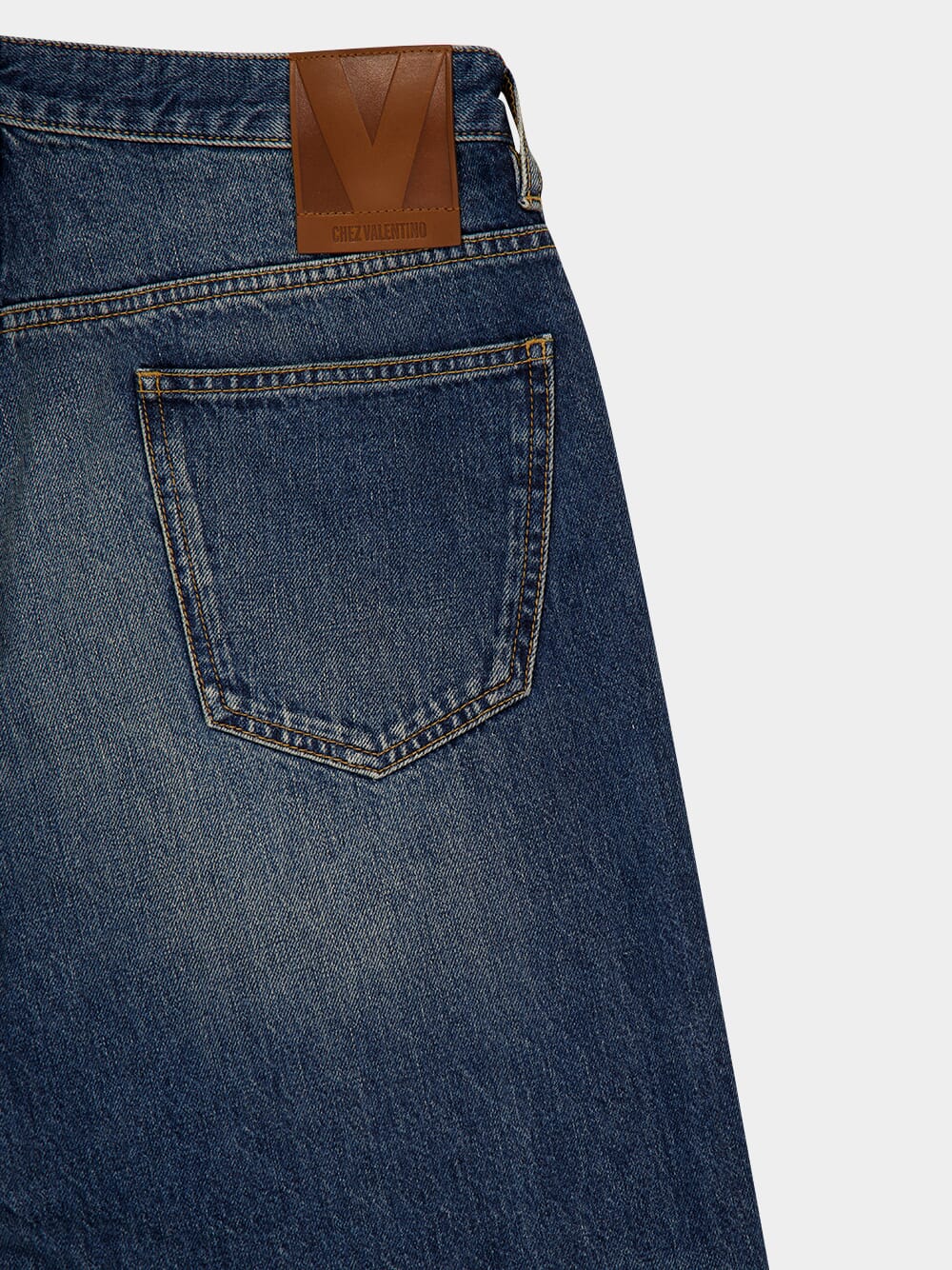 Blue Straight-Leg Jeans - Image 4