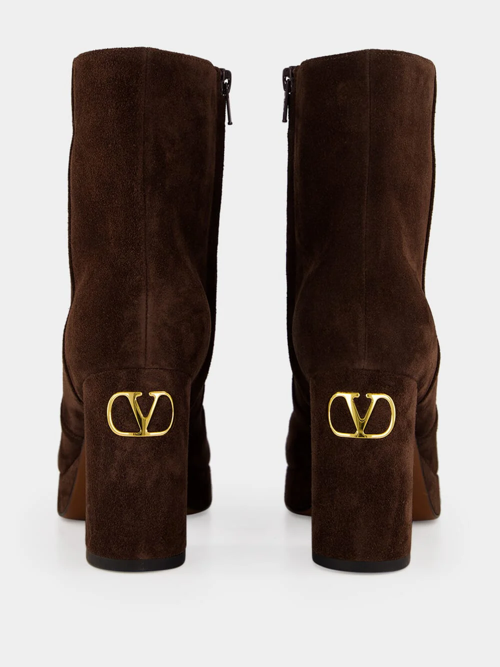 Ebony Suede Platform Ankle Boots - Image 5