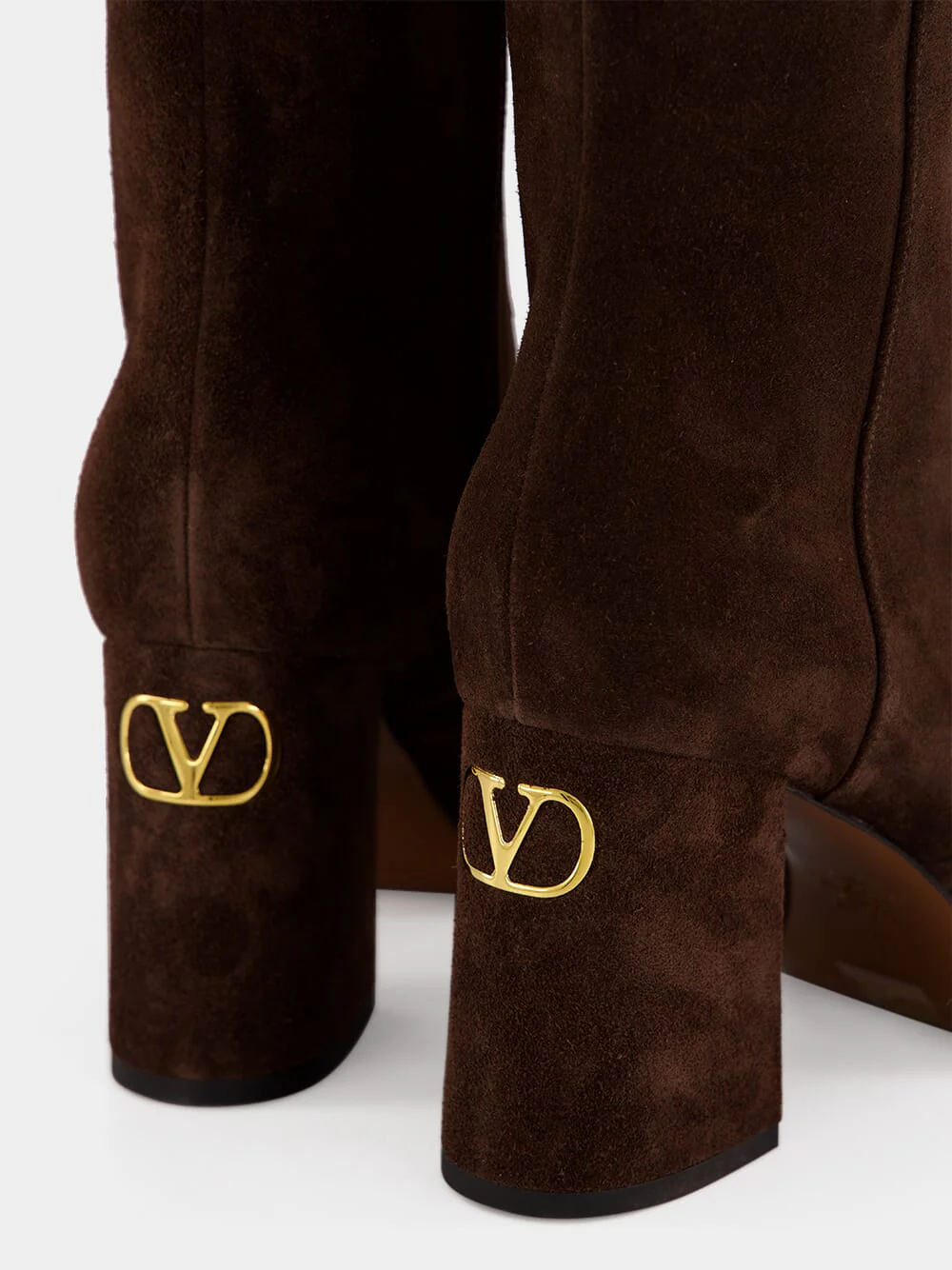 Ebony Suede Platform Ankle Boots - Image 6