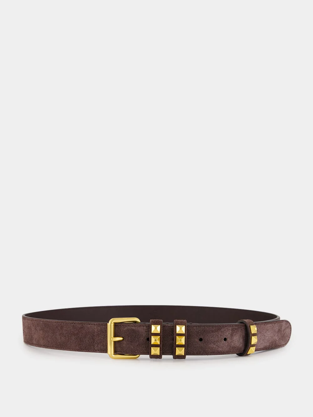 Brown Flaneuse Suede Belt