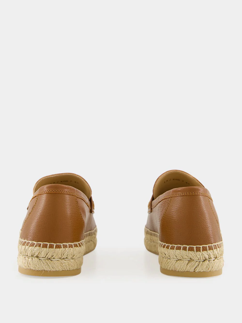 Brown Leather Palm Avenue Espadrilles - Image 5