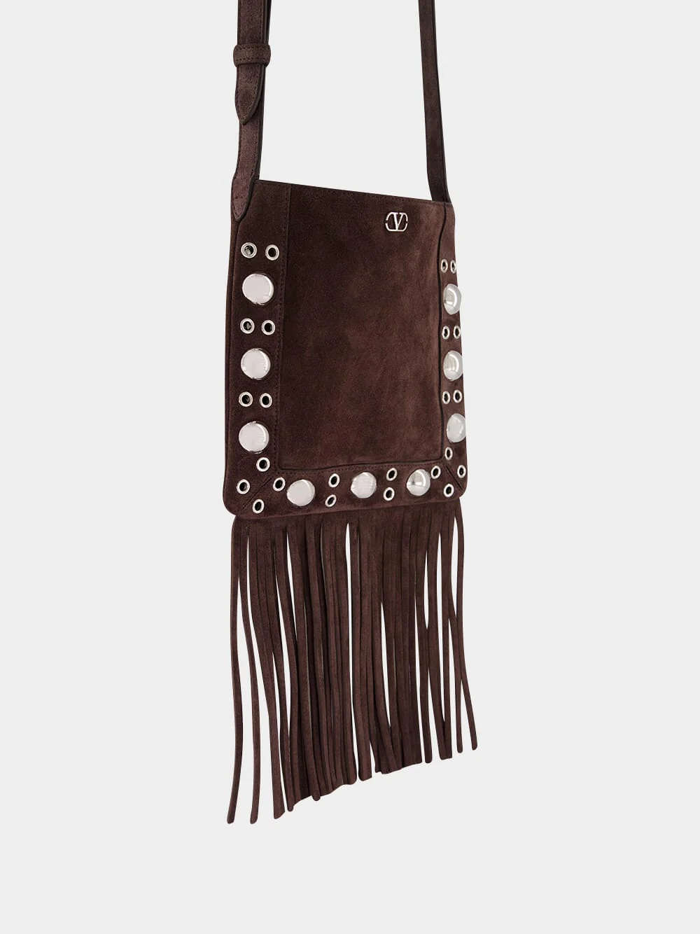 Brown Nellcôte Suede Crossbody Bag - Image 2