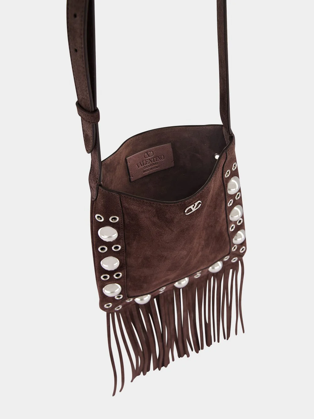 Brown Nellcôte Suede Crossbody Bag - Image 5