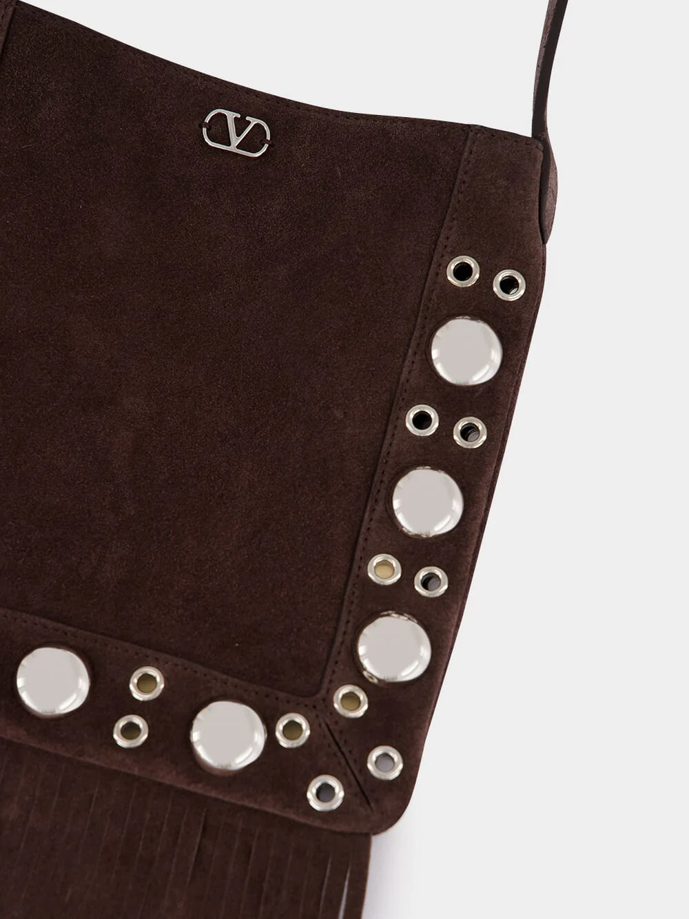 Brown Nellcôte Suede Crossbody Bag - Image 6