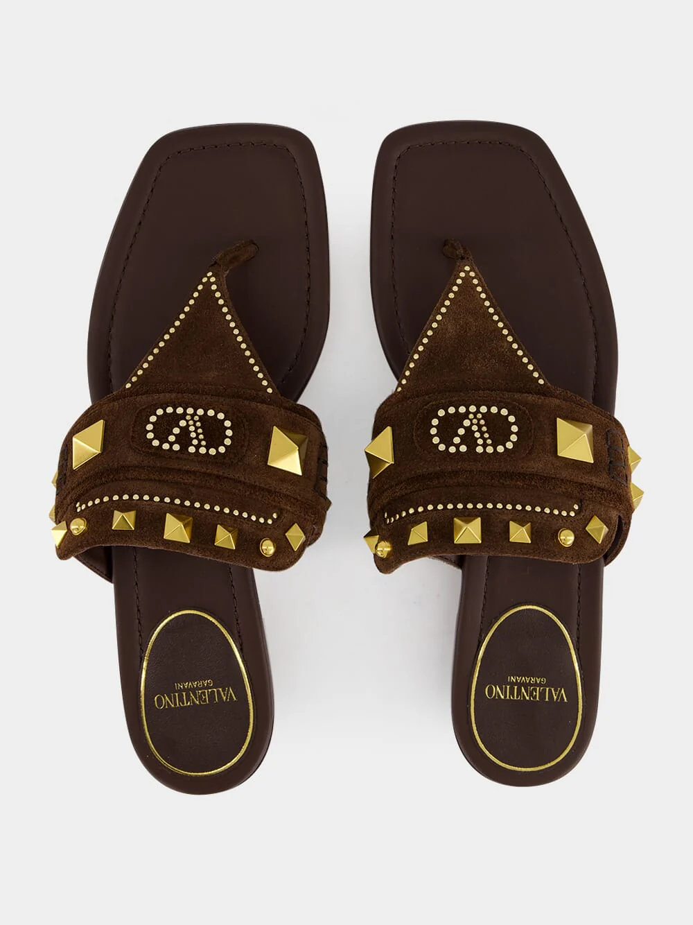 Brown VG Plaster Caster Thong Sandals - Image 4