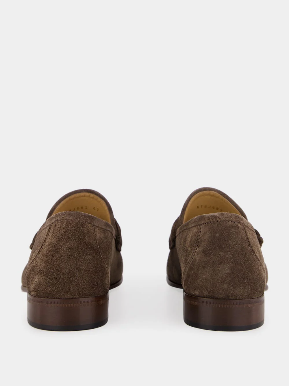 Brown VLogo Suede Loafers - Image 5