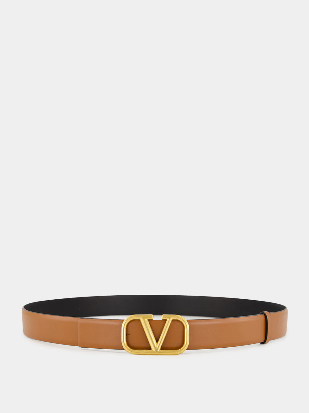 Selleria Brown V-Logo Buckle Belt