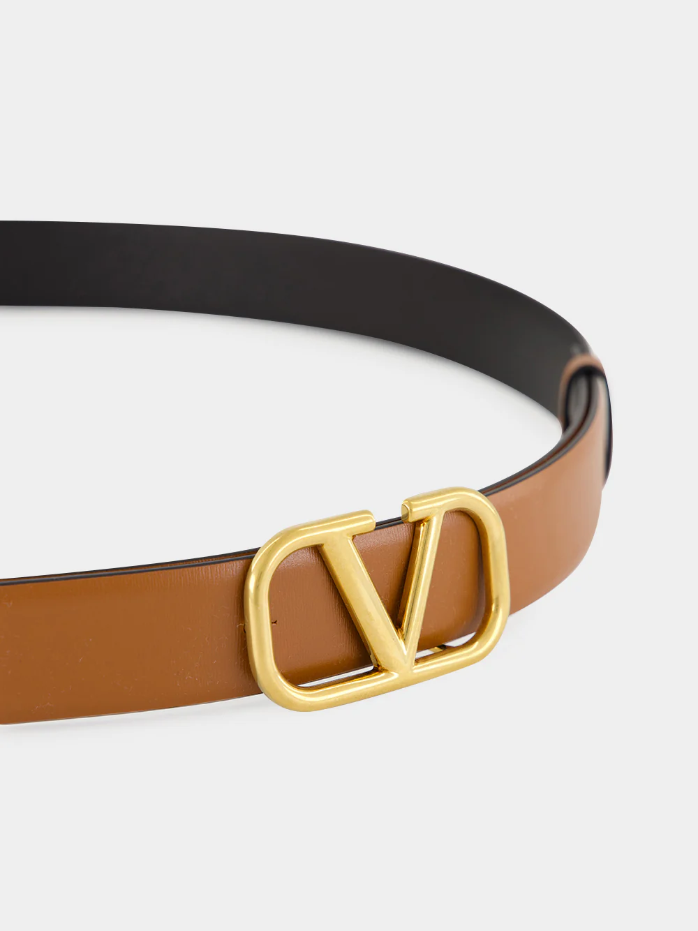Selleria Brown V-Logo Buckle Belt - Image 3