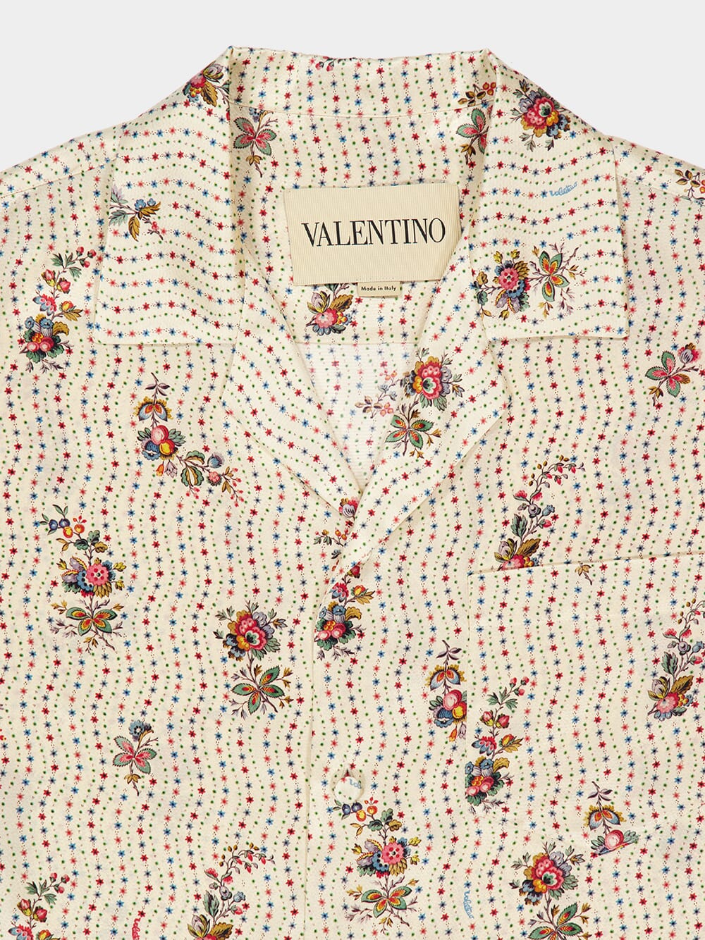 Butter Silk Bowling Shirt Floral Print - Image 6