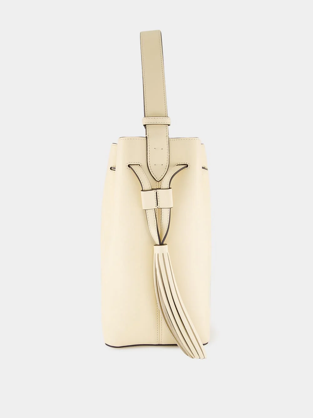 Butter White Leather So Seau Bag - Image 3