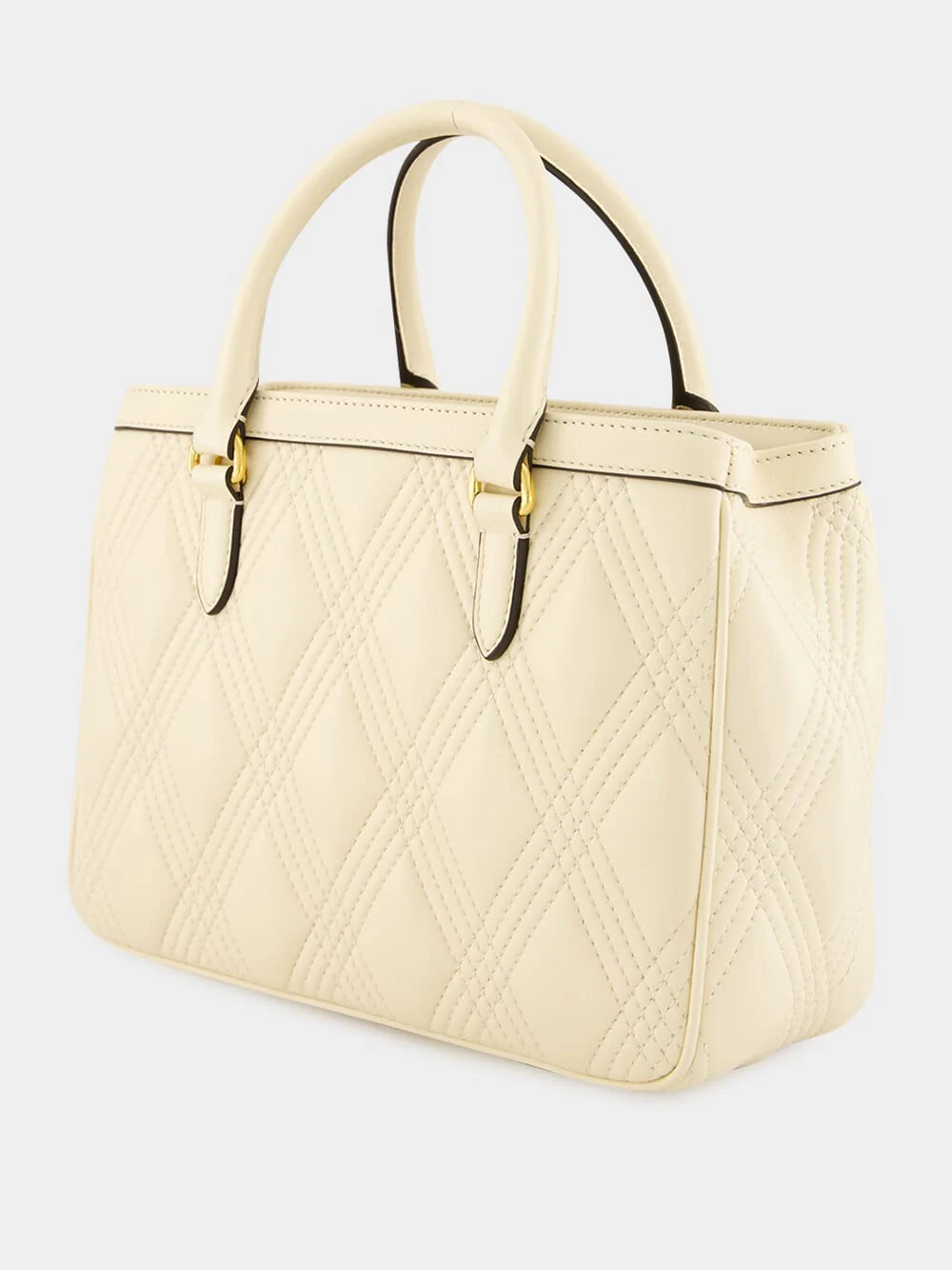 Butter White Quiltie Double Handle Bag - Image 5