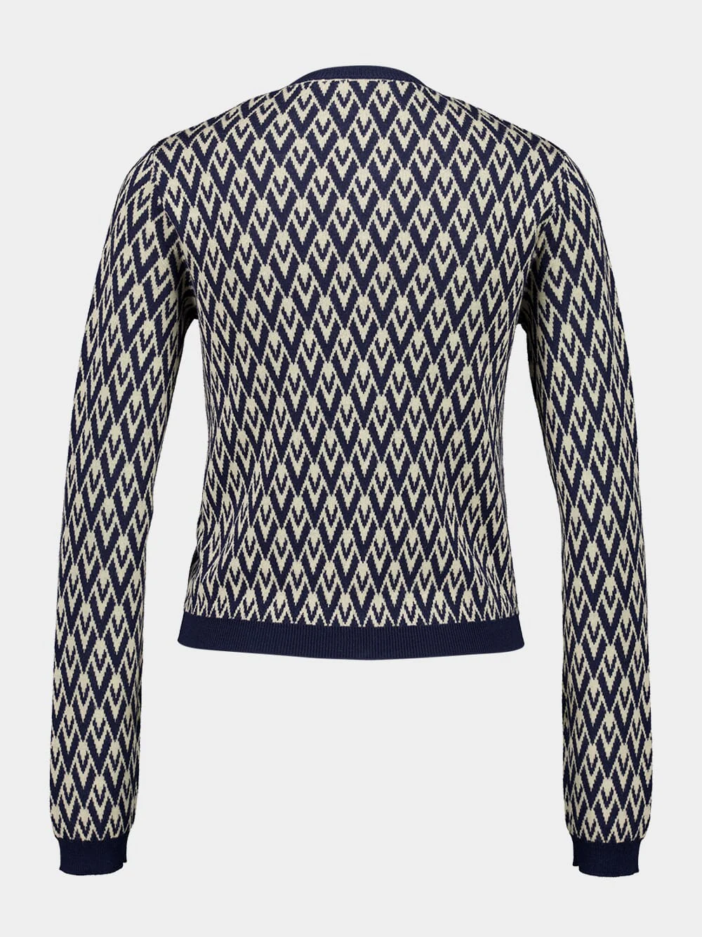 Toute La V Jacquard Cardigan - Image 3