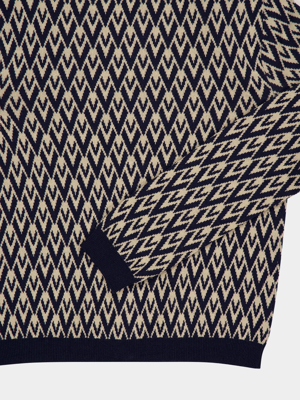 Toute La V Jacquard Cardigan - Image 5