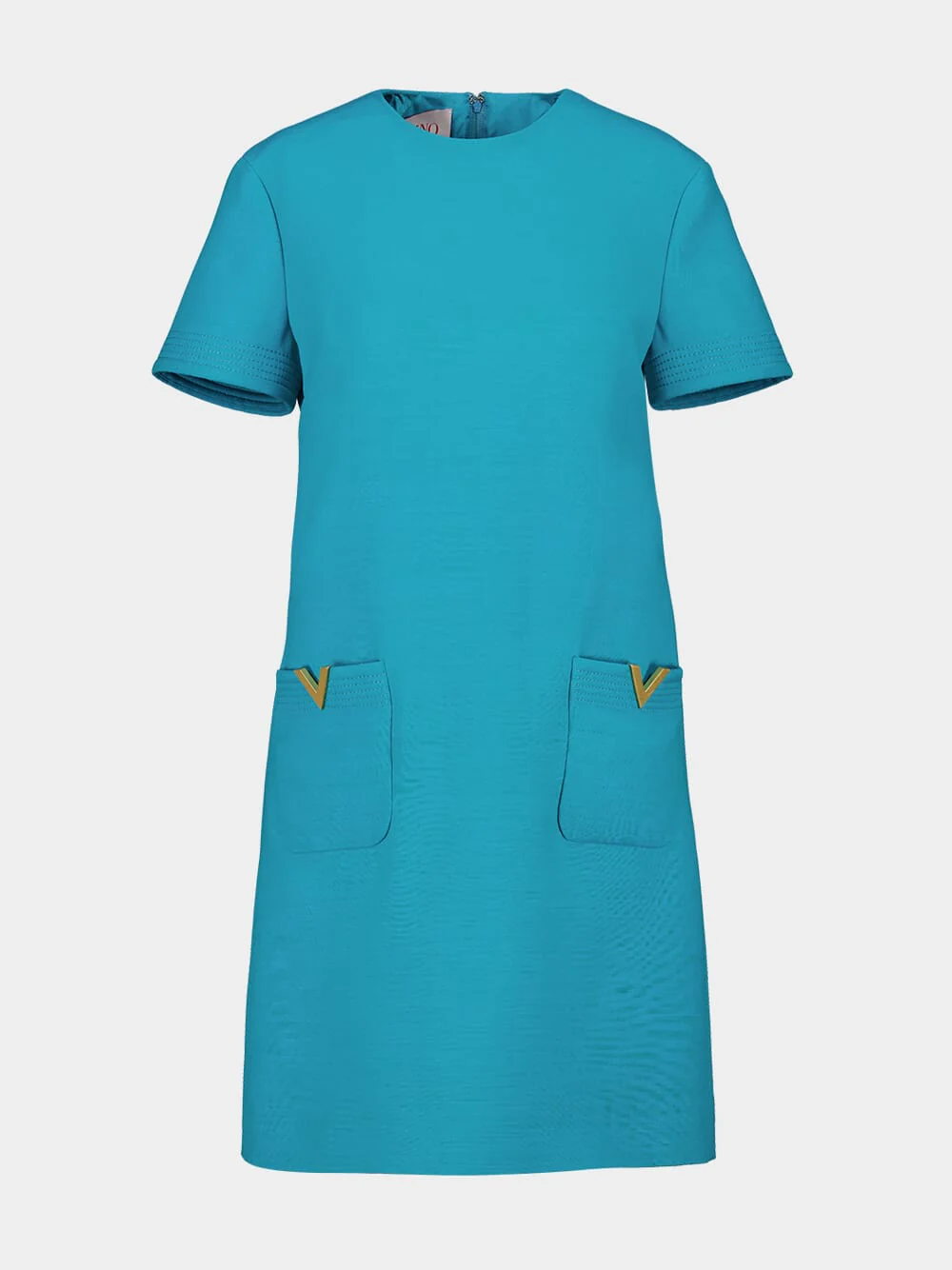 Celestial Crepe Couture Mini Dress