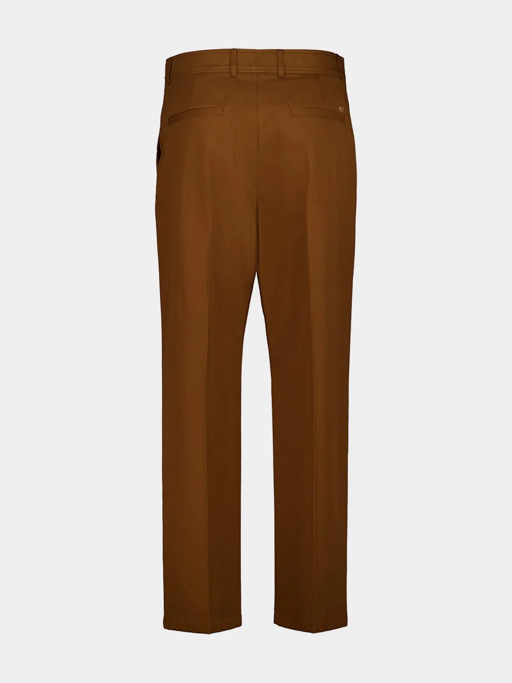 Chocolate Cotton Gabardine Pants - Image 3