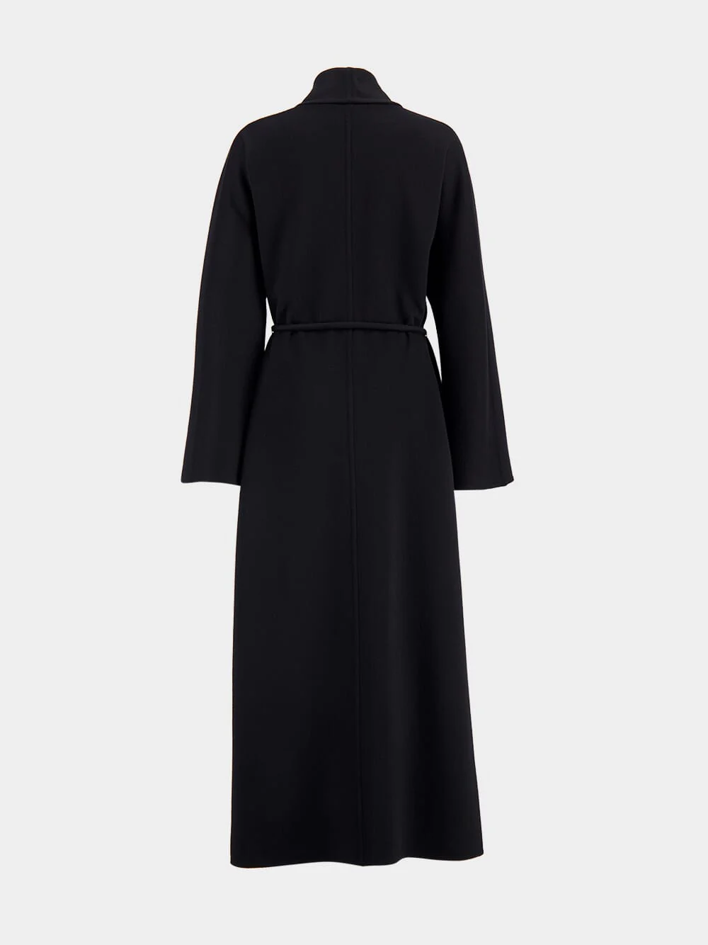 Black Cashmere Maxi Coat - Image 2