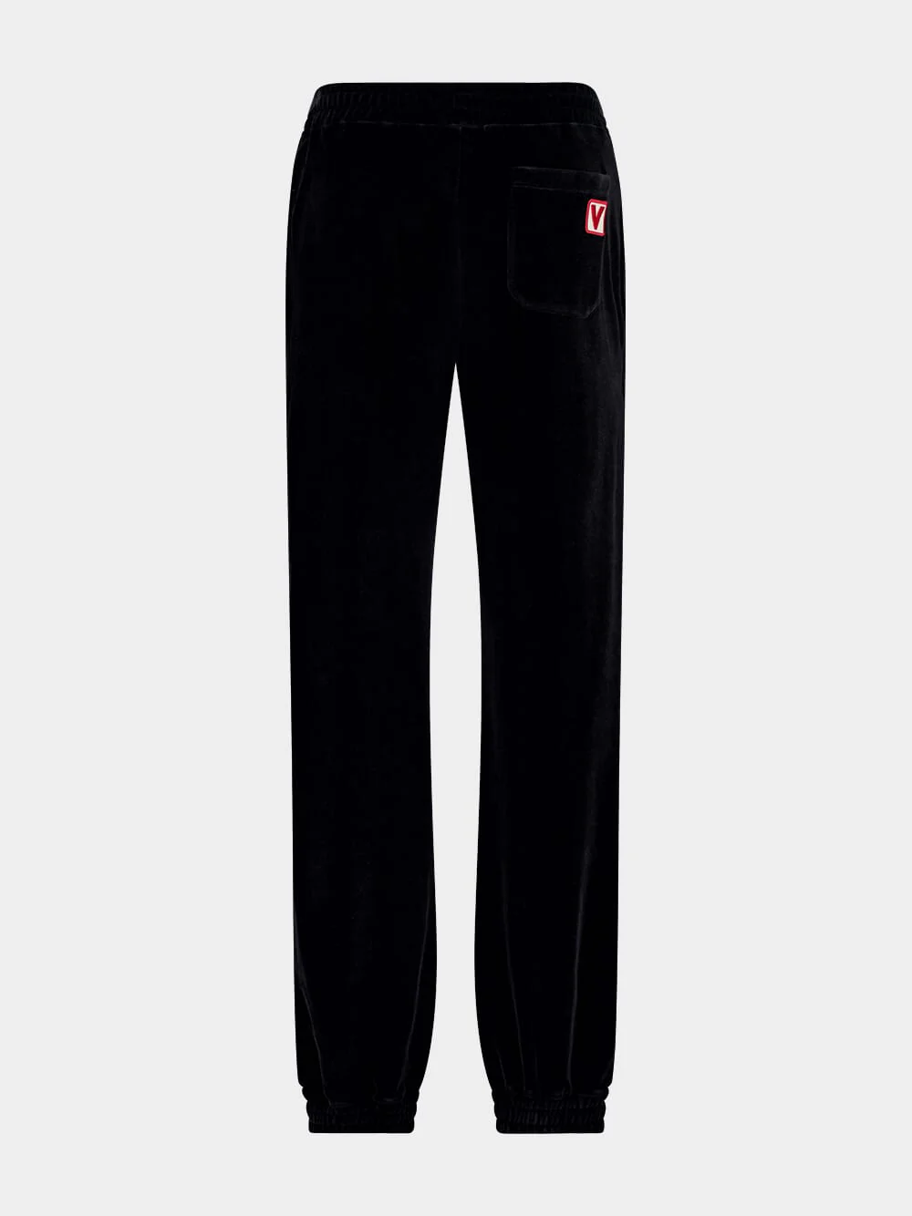 Black Chenille Jogging Trousers - Image 3