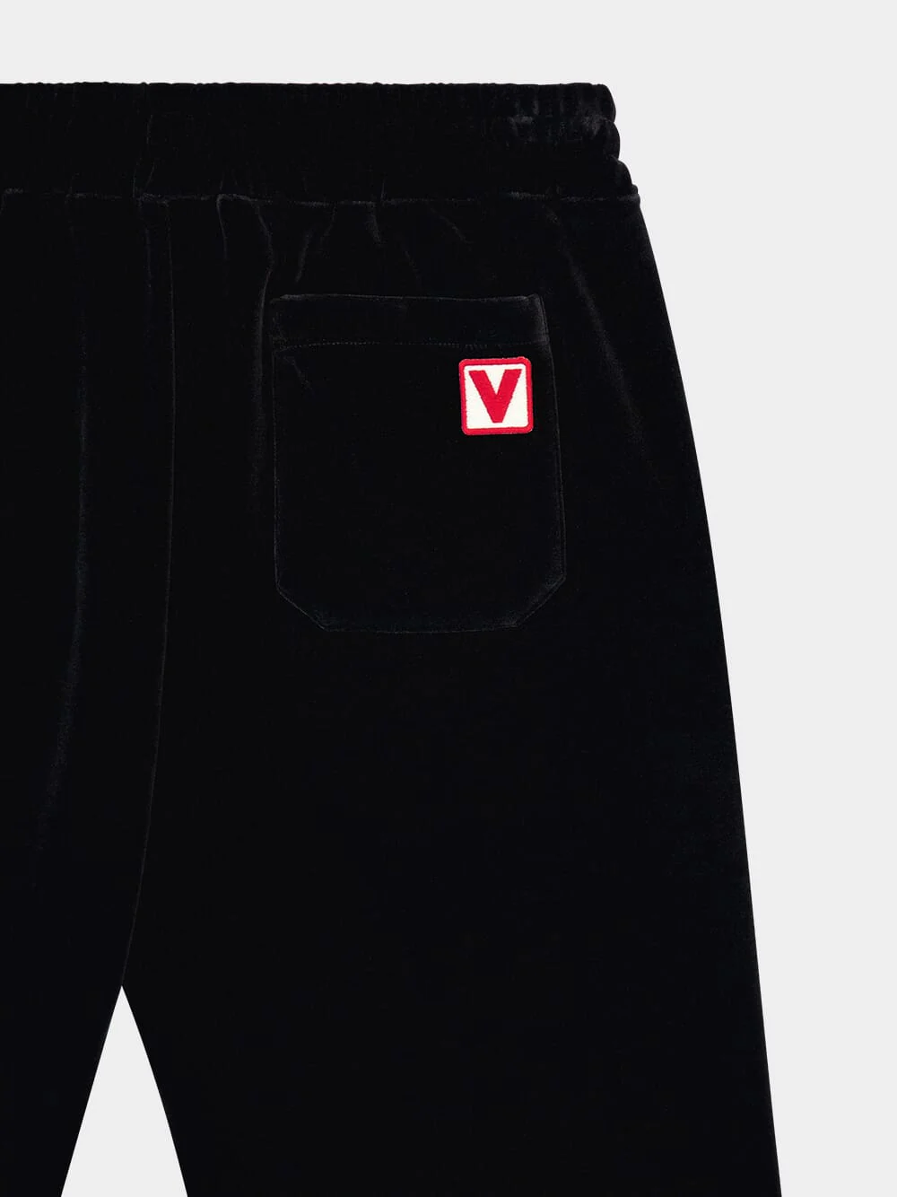 Black Chenille Jogging Trousers - Image 6