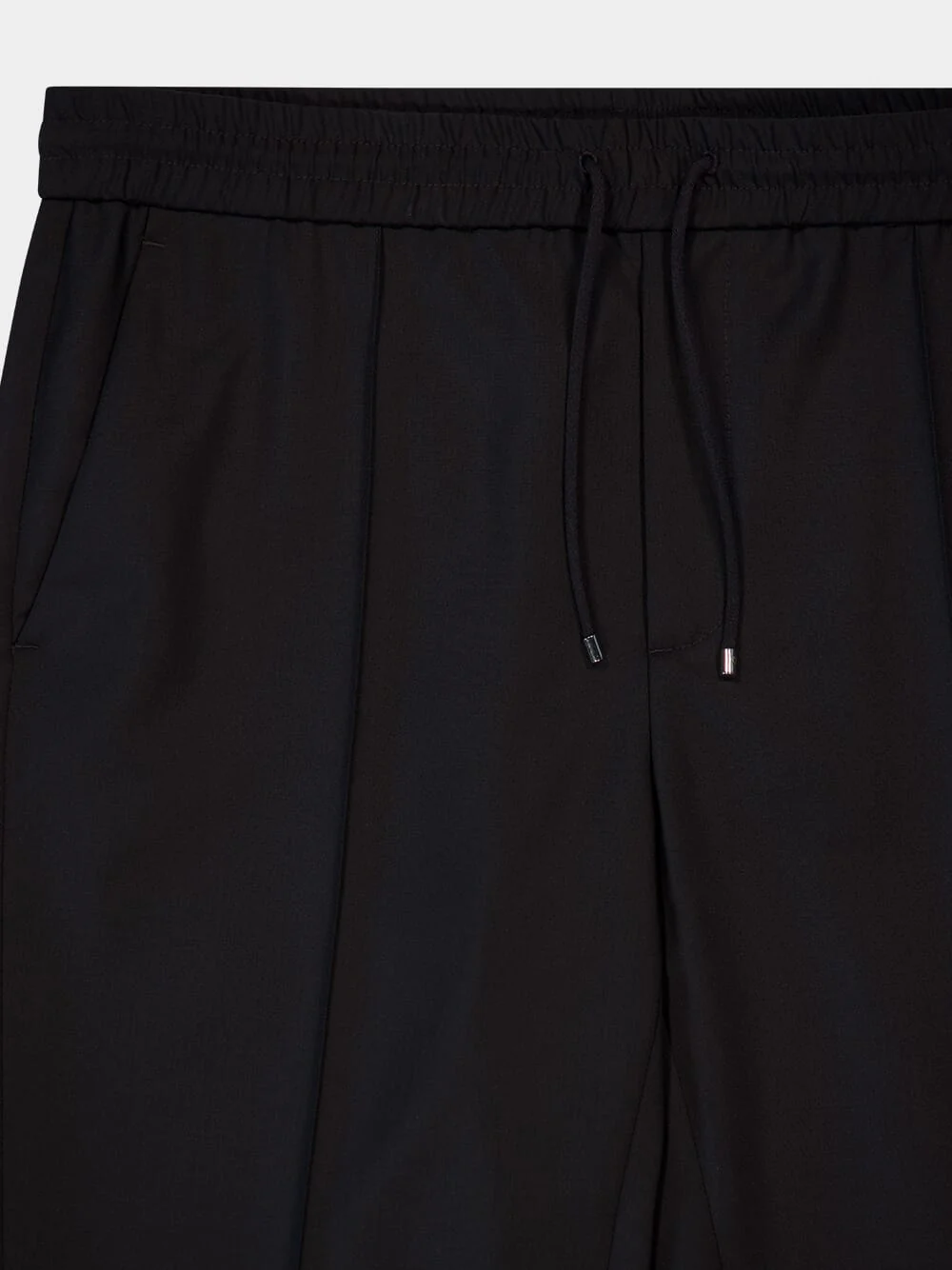 Black Wool Mohair Trousers - Image 4