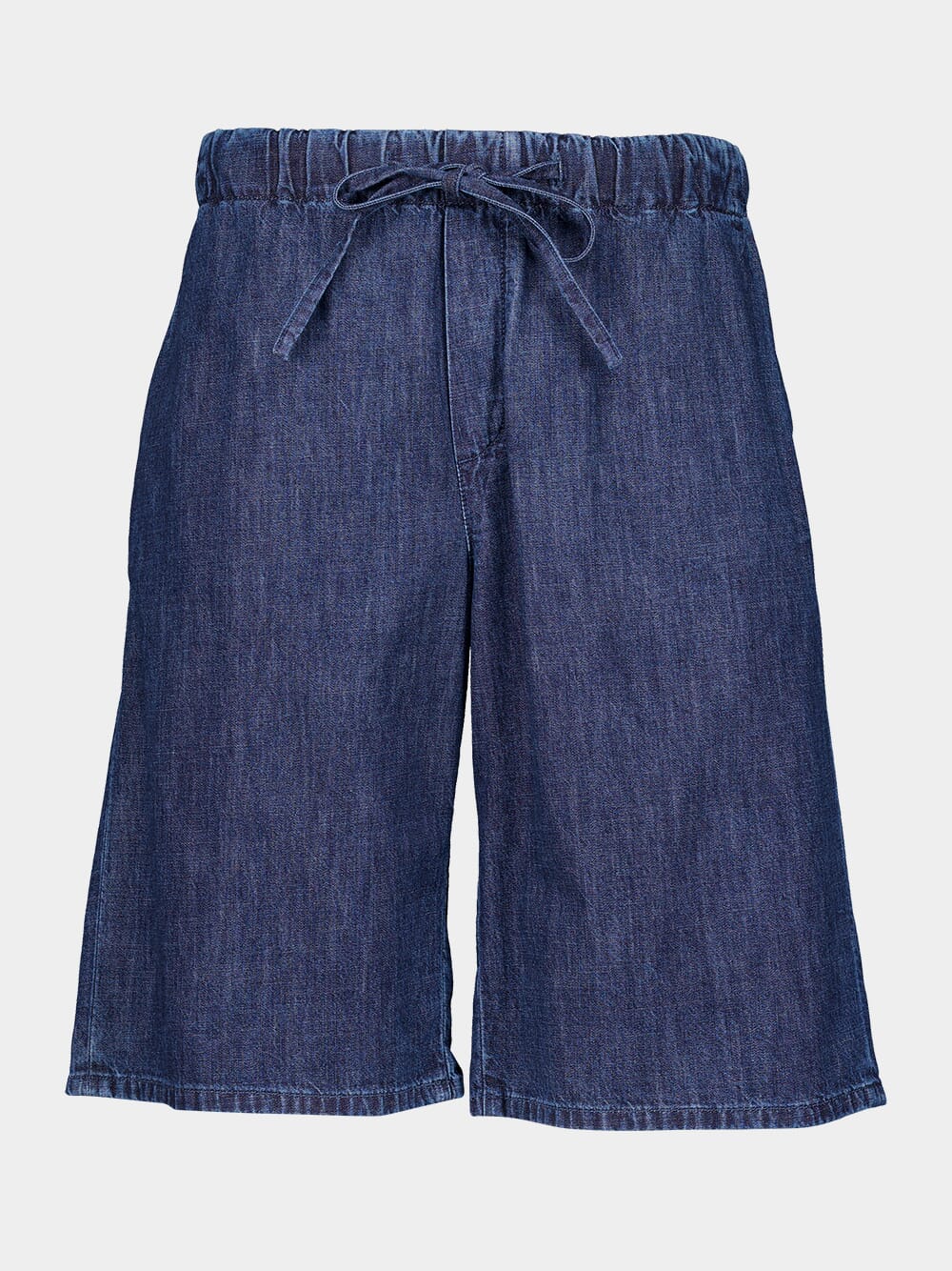 Chambray Denim Bermuda Shorts