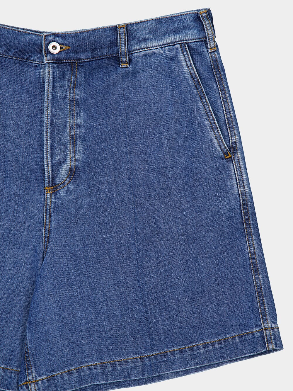 Denim Bermuda Shorts - Image 3