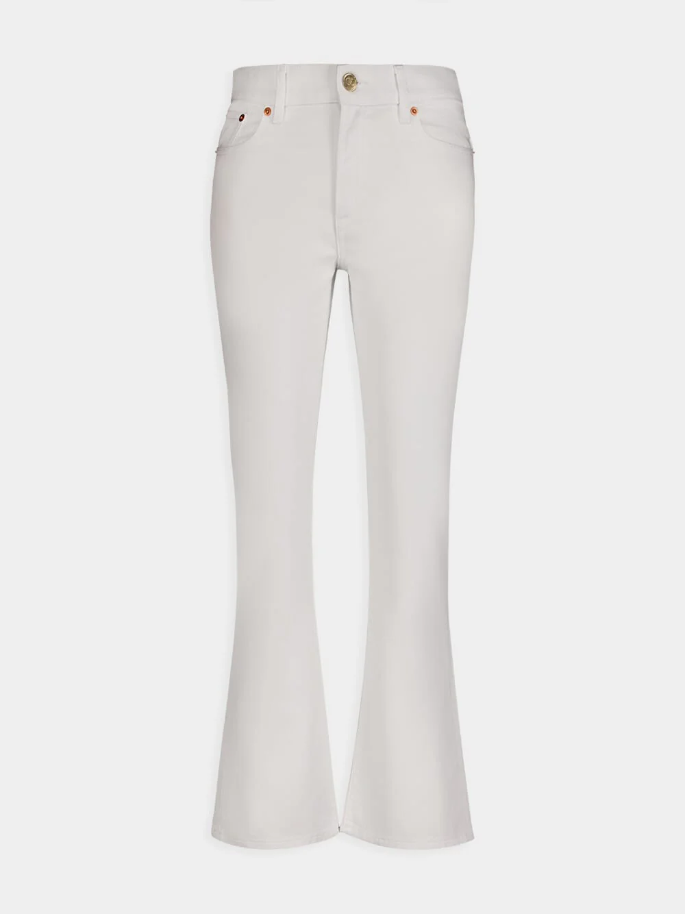 Ivory Flared Jeans